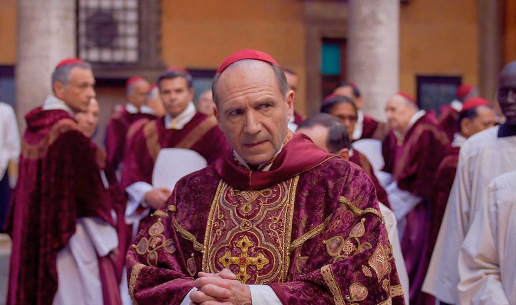 Ralph Fiennes stars in Conclave