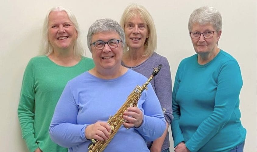 SaxShades Otley Recital press shot.