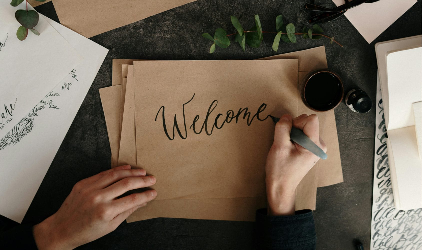 An example of calligraphy.